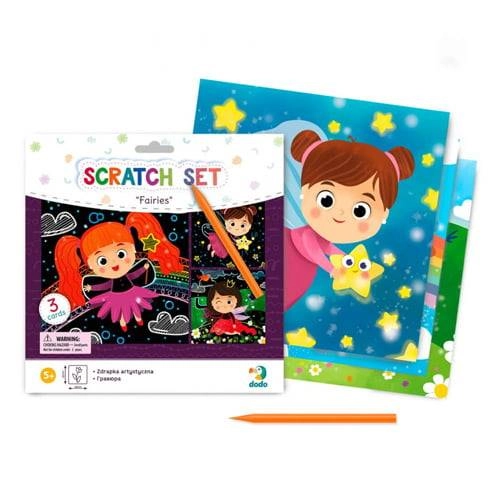 Zdrapka artystyczna zestaw "Wróżki" 300218